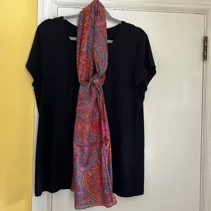Pinkhouse Style pink paisley scarf